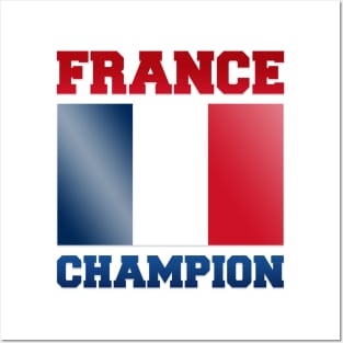 France Champion Posters and Art